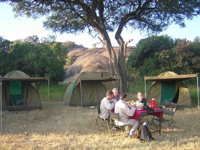 Camping in Tanzania